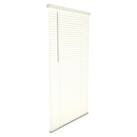 Living Accents Vinyl 1 in. Mini-Blinds; 29 x 64 in. Alabaster Cordless 5005740